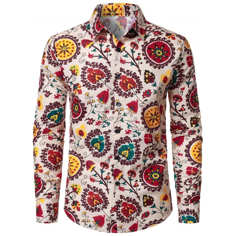 Heren Retro 70s Hippie Bloemen - Men'S Fashion 70S recensie en prijs