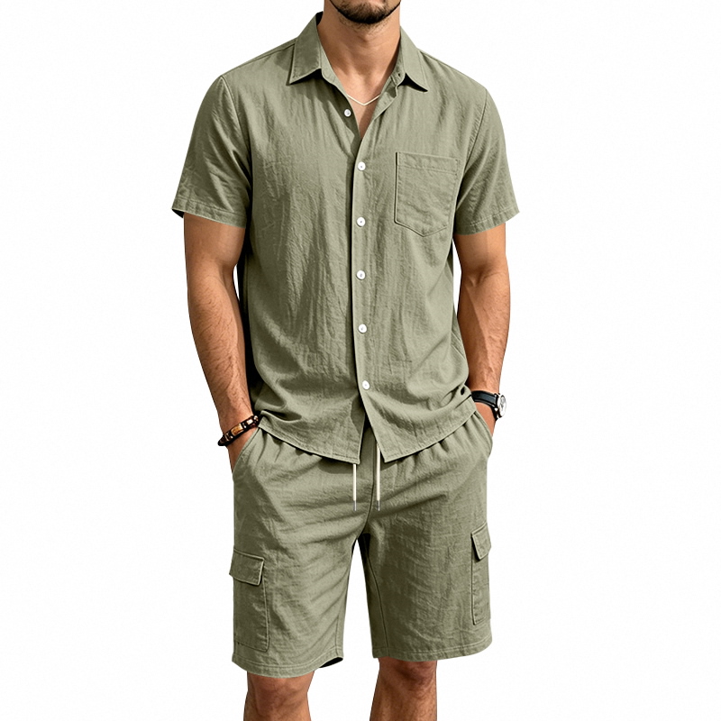 Heren zomer Amerikaans linnen  - Linen Shirt Summer recensie en prijs