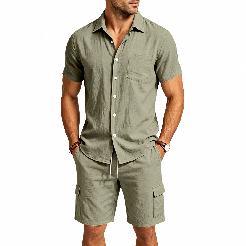 Heren zomer Amerikaans linnen  - Linen Shirt Summer recensie en prijs